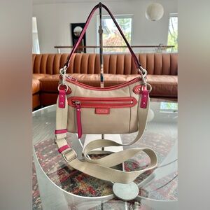 COACH Daisy Spectator Leather Crossbody Shoulder Bag #F23951